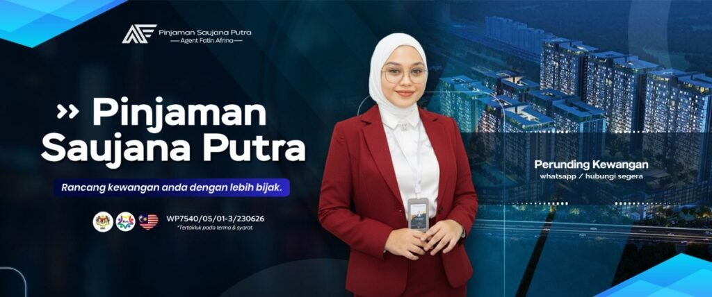 Banner Utama Pinjaman Wang Berlesen Bandar Saujana Putra & Putra Heights - Hubungi Agent Fatin (Kredit Komuniti Sah KPKT)